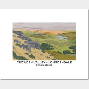 Crowden Valley - Longdendale - Peak District Posters and Art